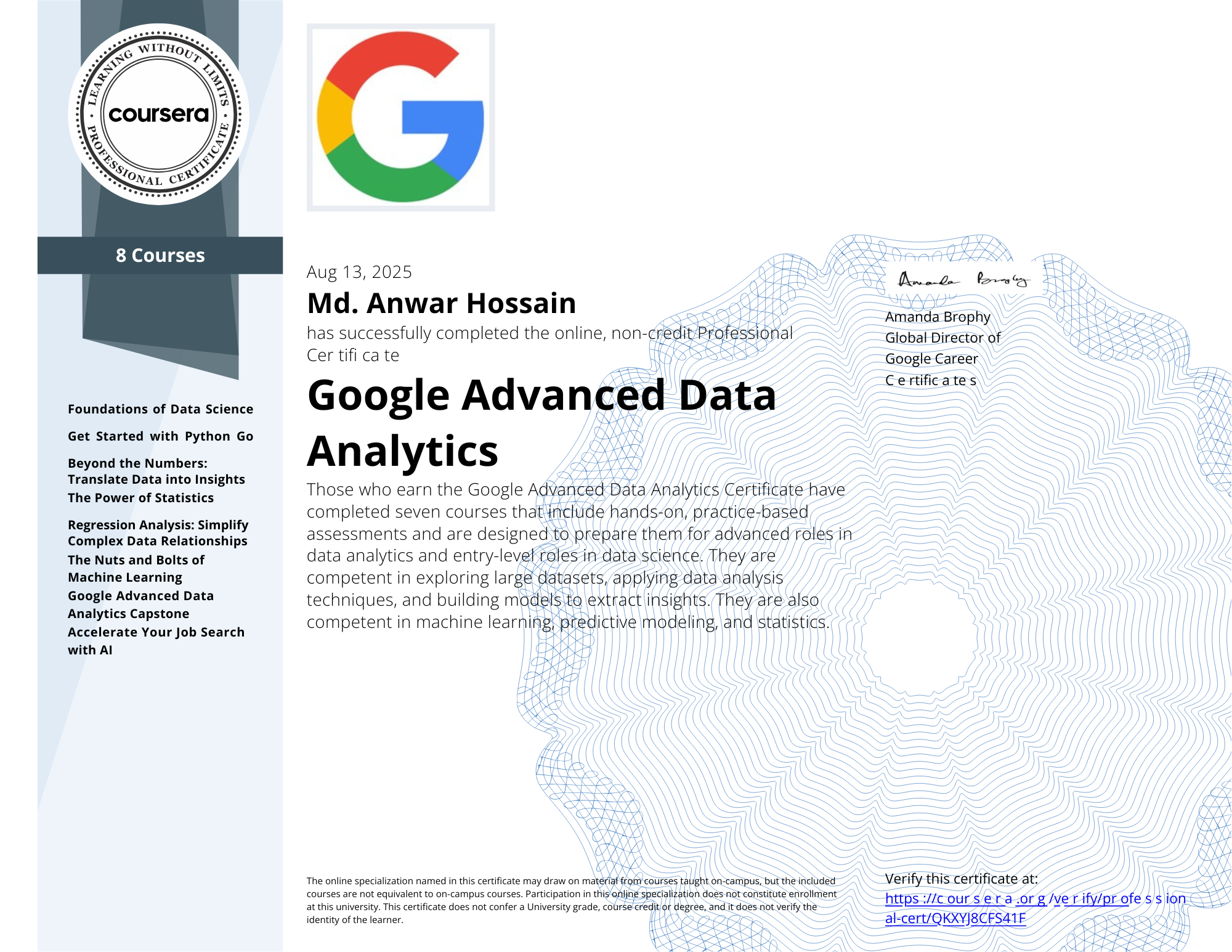 alt="Google Advanced Data Analytics"