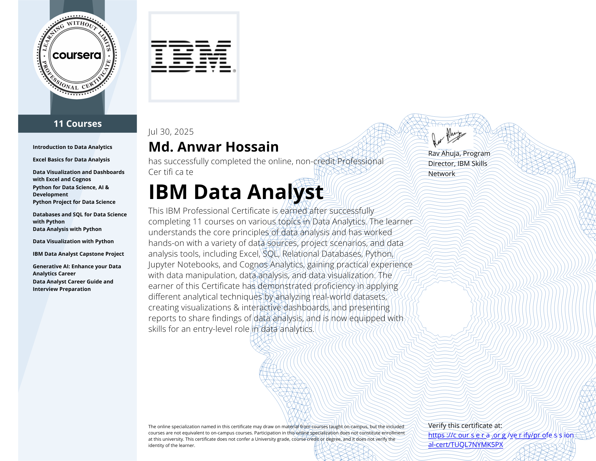 alt="IBM Data Analyst"
