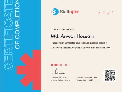 alt="Advanced Digital Analytics & Server-side Tracking with Real Life Projects"