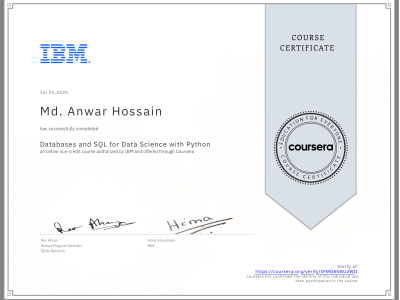alt="Databases and SQL for Data Science with Python"