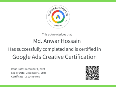 alt="Google Ads Creative Certification"