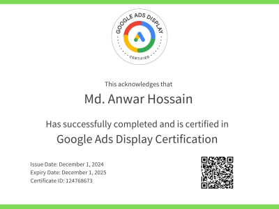 Google Ads Display Certification