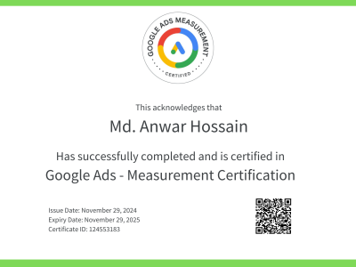 alt="Google Ads - Measurement Certification"