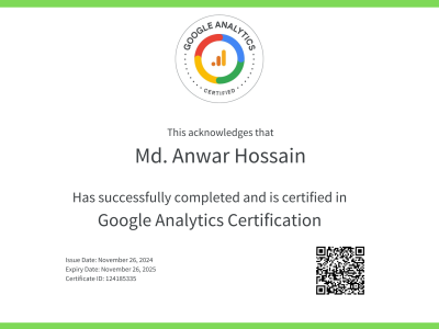 alt="Google Analytics Certification"