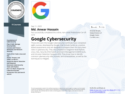 Google Cybersecurity